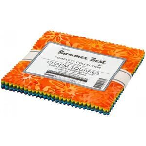 Summer Zest Batiks Charm Pack by Artisan Batiks for Robert Kaufman